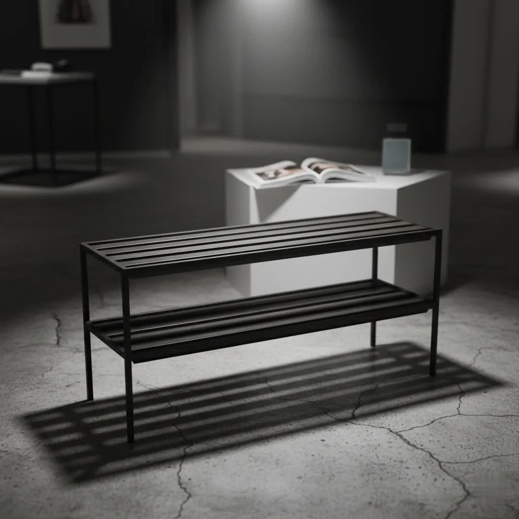 Wall mounted shoe racks improve home storage